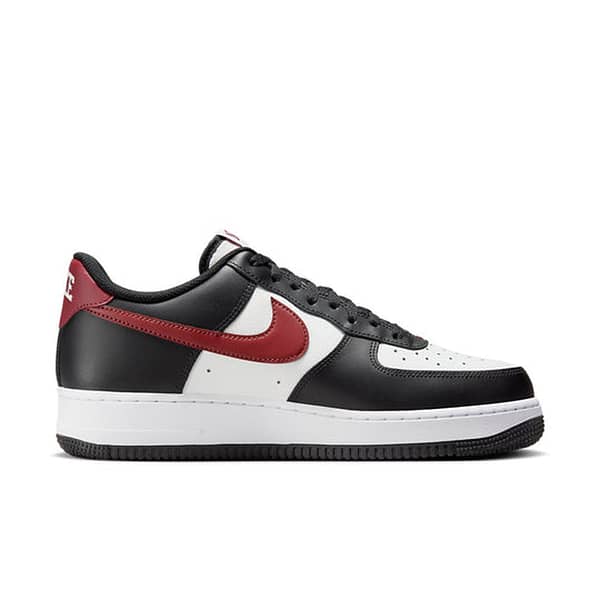 Nike Air Force 1 '07 'Black White Red'