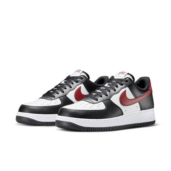 Nike Air Force 1 '07 'Black White Red'