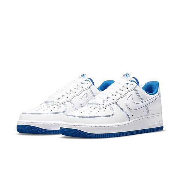 Nike Air Force 1 '07 'Contrast Stitch - White Game Royal'