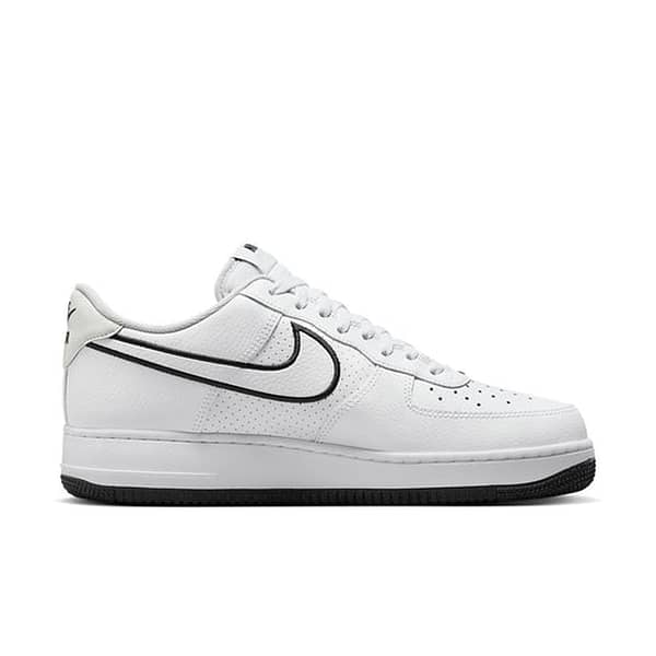 Nike Air Force 1 '07 'Embroidered Swoosh - White Black'