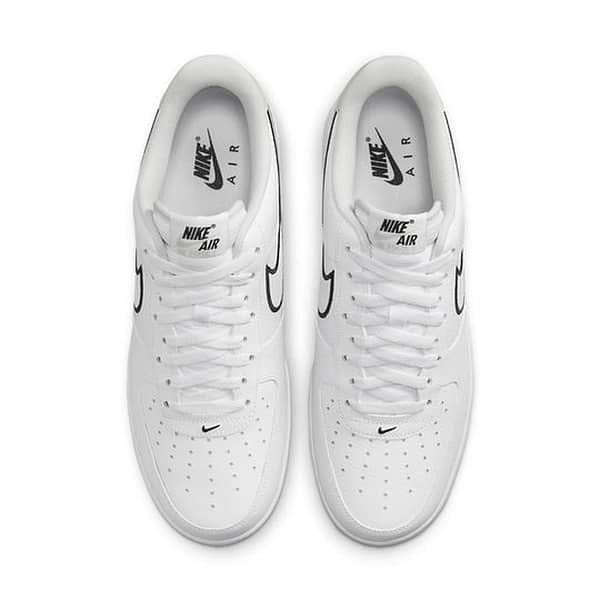 Nike Air Force 1 '07 'Embroidered Swoosh - White Black'