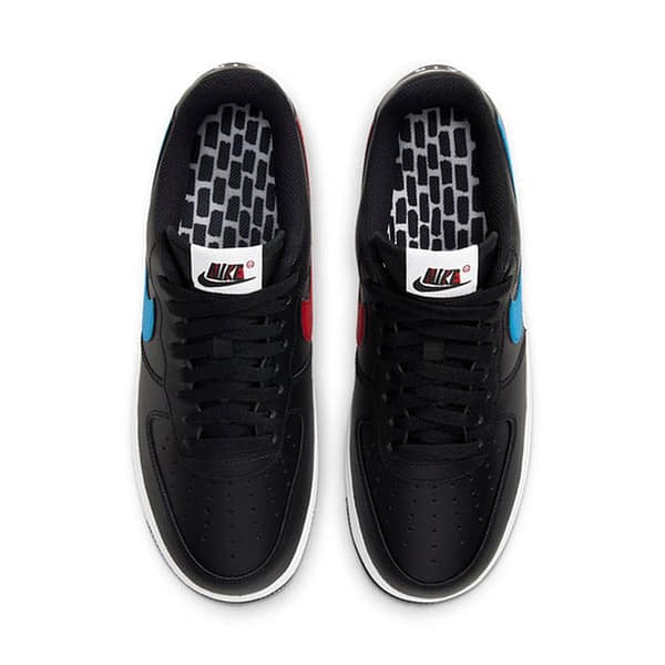 Nike Air Force 1 '07 'Mismatch Swooshes - Black'