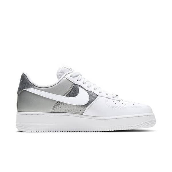 Nike Air Force 1 '07 'White Metallic Silver'