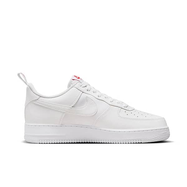 Nike Air Force 1 '07 'White University Red'