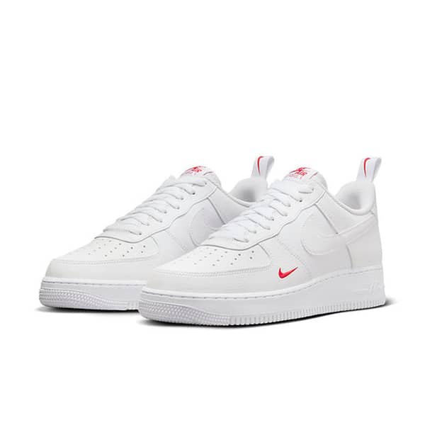 Nike Air Force 1 '07 'White University Red'