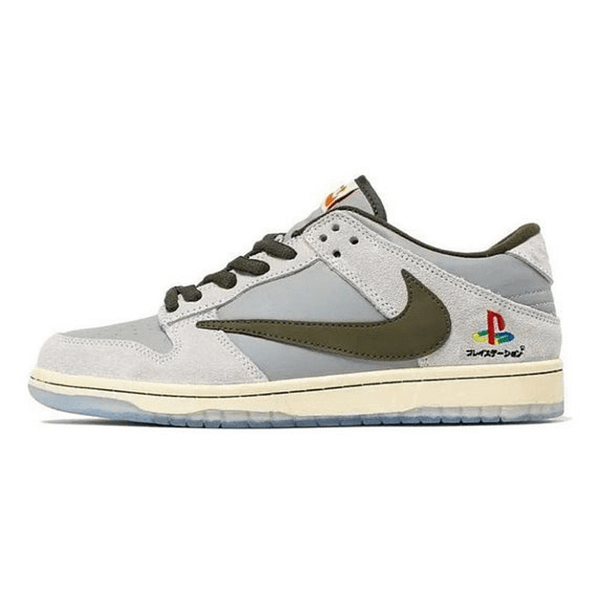 Nike Dunk Low X Travis Scott X Playstation 'Gray White'