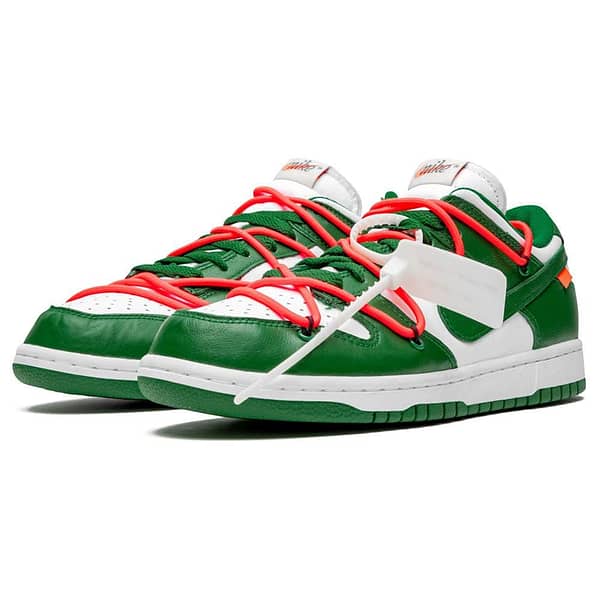 Off-White X Nike Dunk Low 'Pine Green'