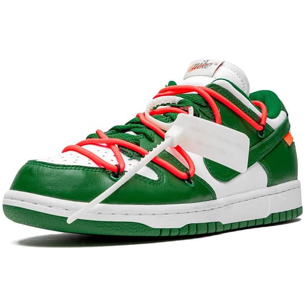 Off-White X Nike Dunk Low 'Pine Green'