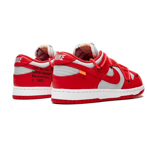 Off-White X Nike Dunk Low 'University Red'